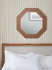 Hand Carved Marquetry Octagonal Wall Mirror 10